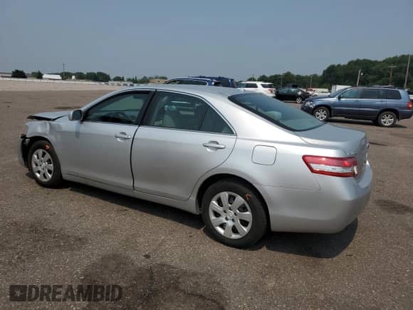 2011 Toyota Camry LE with VIN 4T1BF3EK1BU718392, listed as a Copart auction lot 67135095 with 166,146 mi miles and Salvage title. Bid and sale history available at DreamBid. Image 2.