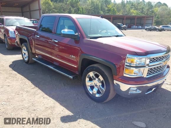 2014 Chevrolet Silverado 1500 LTZ with VIN 3GCUKSEC3EG232881, listed as a IAAI auction lot 43374167 with 148,640 mi miles and . Bid and sale history available at DreamBid. Image 1.