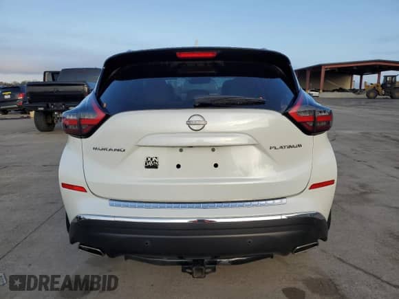 2024 Nissan Murano Platinum with VIN 5N1AZ2DJ4RC118536, listed as a Copart auction lot 83773304 with 23,510 mi miles and Salvage title. Bid and sale history available at DreamBid. Image 6.