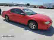 2004 Chevrolet Monte Carlo LS with VIN 2G1WW12E349102551, listed as a Copart auction lot 62400015 with 246,800 mi miles and Salvage title. Bid and sale history available at DreamBid. Image 4.