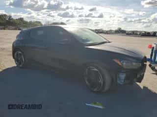 2020 Hyundai Veloster Turbo z VIN KMHTH6AB3LU021927, wystawiony jako Copart lot #85127795 z przebiegiem 47 854 mil mil oraz Szkoda całkowita • Salvage title. Historia ofert i sprzedaży dostępna na DreamBid. Obrazek 4.