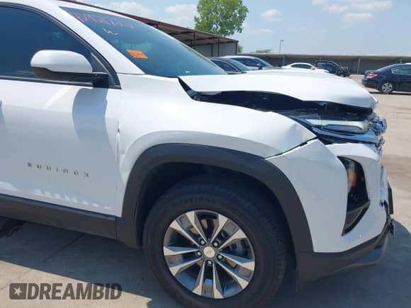 2025 Chevrolet Equinox FWD LT with VIN 3GNAXHEG7SL197489, listed as a IAAI auction lot 42921722 with 10,174 mi miles and . Bid and sale history available at DreamBid. Image 19.