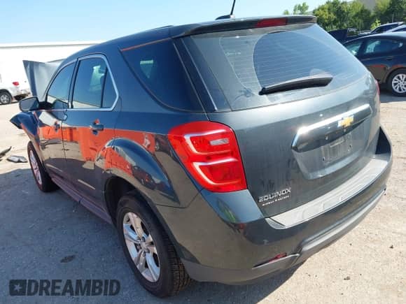 2017 Chevrolet Equinox LS with VIN 2GNALBEK9H1556493, listed as a IAAI auction lot 43113051 with 128,152 mi miles and . Bid and sale history available at DreamBid. Image 3.