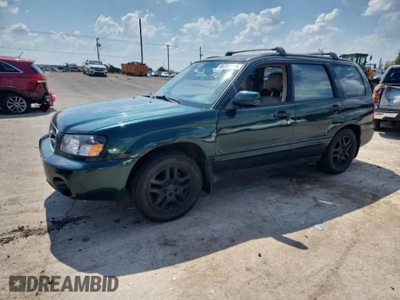 2005 Subaru Forester XS L.L. Bean with VIN JF1SG67655H745133, listed as a Copart auction lot 80755895 with 163,639 mi miles and Salvage title. Bid and sale history available at DreamBid. Image 1.