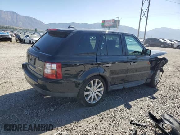 2008 Land Rover Range Rover Sport SC with VIN SALSH23448A159887, listed as a Copart auction lot 81456355 with 150,349 mi miles and Salvage title. Bid and sale history available at DreamBid. Image 3.