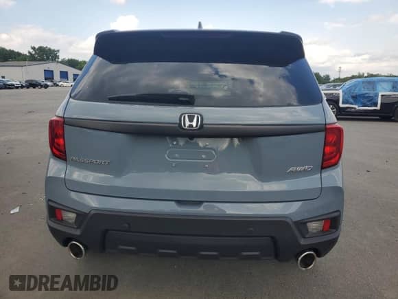 2023 Honda Passport EX-L с VIN 5FNYF8H55PB042580, выставлен на аукционе Copart как лот 65814345 с пробегом 20 803 миль миль и Списание • Salvage title. История ставок и продаж доступна на DreamBid. Изображение 6.