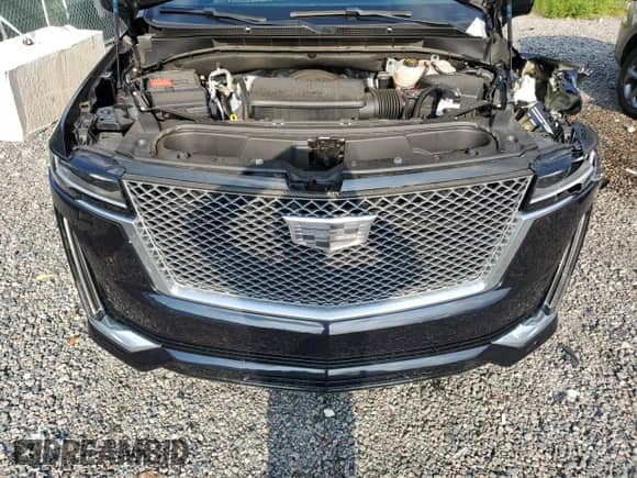 2023 Cadillac Escalade 4WD Premium Luxury Platinum with VIN 1GYS4DKL8PR400027, listed as a Copart auction lot 66006584 with 10,697 mi miles and Salvage title. Bid and sale history available at DreamBid. Image 12.