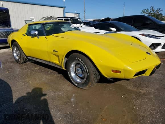 1976 Chevrolet Corvette с VIN 1Z37L6S435024, выставлен на аукционе Copart как лот 74694174 с пробегом 76 512 миль миль и На запчасти • Non repairable. История ставок и продаж доступна на DreamBid. Изображение 4.