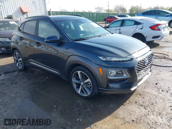 2020 Hyundai Kona Limited z VIN KM8K33A53LU415222, wystawiony jako IAAI lot #41933846 z przebiegiem 21 409 mil mil oraz . Historia ofert i sprzedaży dostępna na DreamBid. Obrazek 1.