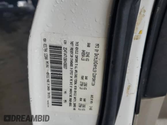 2006 Dodge Magnum z VIN 2D4FV47V36H436837, wystawiony jako Copart lot #70883025 z przebiegiem 206 603 mil mil oraz Szkoda całkowita • Salvage title. Historia ofert i sprzedaży dostępna na DreamBid. Obrazek 12.