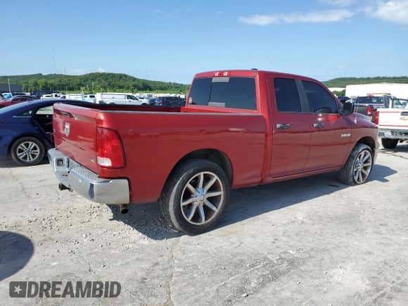 2009 Dodge 1500 SLT with VIN 1D3HB18P89S719073, listed as a Copart auction lot 61256445 with 193,892 mi miles and Salvage title. Bid and sale history available at DreamBid. Image 3.