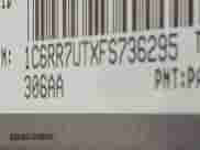 2015 Ram 1500 Sport with VIN 1C6RR7UTXFS736295, listed as a IAAI auction lot 42184233 with 119,600 mi miles and . Bid and sale history available at DreamBid. Image 9.