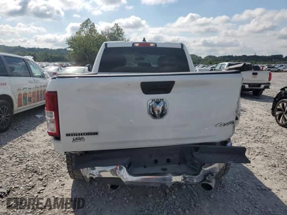 2023 Ram 1500 Big Horn with VIN 1C6SRFBTXPN558127, listed as a Copart auction lot 69635675 with 105,950 mi miles and Salvage title. Bid and sale history available at DreamBid. Image 6.
