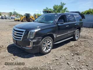 2020 Cadillac Escalade Luxury with VIN 1GYS4BKJ0LR154104, listed as a Copart auction lot 57810965 with 75,806 mi miles and Salvage title. Bid and sale history available at DreamBid. Image 1.