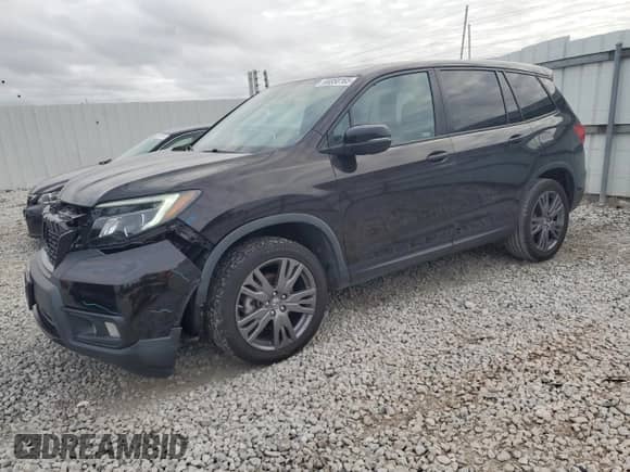 2020 Honda Passport EX-L with VIN 5FNYF8H59LB002402, listed as a Copart auction lot 68858165 with 72,432 mi miles and Salvage title. Bid and sale history available at DreamBid. Image 1.