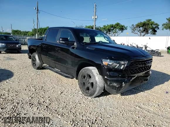 2024 Ram 1500 Big Horn with VIN 1C6RREFG4RN183974, listed as a Copart auction lot 69483195 with 25,985 mi miles and Non repairable. Bid and sale history available at DreamBid. Image 13.