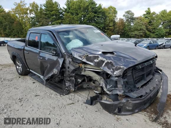 2018 Ram 1500 Longhorn with VIN 1C6RR7PT4JS224181, listed as a Copart auction lot 80425815 with 148,688 mi miles and Salvage title. Bid and sale history available at DreamBid. Image 4.