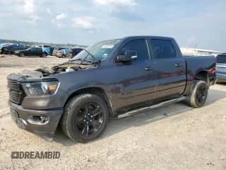 2021 Ram 1500 Lone Star z VIN 1C6RREFT9MN690486, wystawiony jako Copart lot #66338765 z przebiegiem 87 457 mil mil oraz Szkoda całkowita • Salvage title. Historia ofert i sprzedaży dostępna na DreamBid. Obrazek 1.
