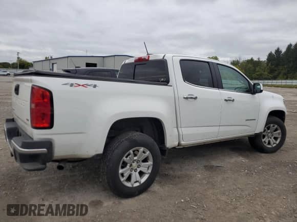 2021 Chevrolet Colorado 4WD LT with VIN 1GCGTCEN0M1117282, listed as a Copart auction lot 83929605 with 78,496 mi miles and Salvage title. Bid and sale history available at DreamBid. Image 3.