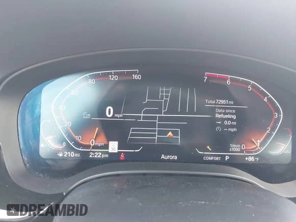 2021 BMW 5 Series 530i xDrive with VIN WBA13BJ09MCF80987, listed as a IAAI auction lot 42878970 with 72,951 mi miles and . Bid and sale history available at DreamBid. Image 7.