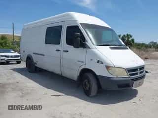 2006 Dodge Sprinter with VIN WD0PD544965959753, listed as a IAAI auction lot 42042251 with 233,869 mi miles and . Bid and sale history available at DreamBid. Image 1.