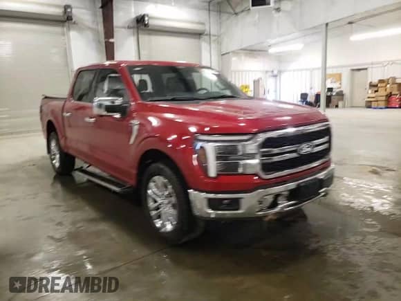 2025 Ford F-150 Lariat with VIN 1FTFW5L80SKD28128, listed as a Copart auction lot 56353285 with 3,653 mi miles and Salvage title. Bid and sale history available at DreamBid. Image 13.