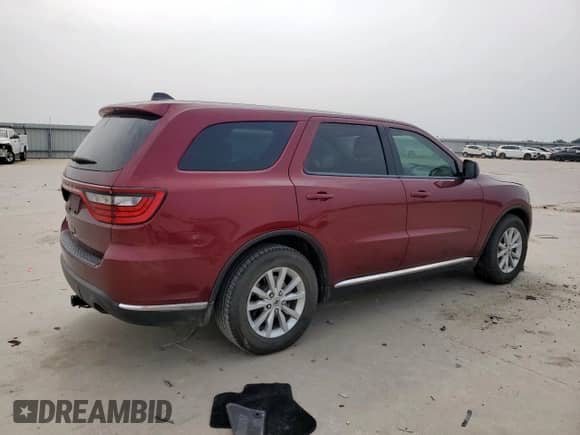 2020 Dodge Durango SXT with VIN 1C4RDHAG7LC142077, listed as a Copart auction lot 57422195 with 87,846 mi miles and Salvage title. Bid and sale history available at DreamBid. Image 3.