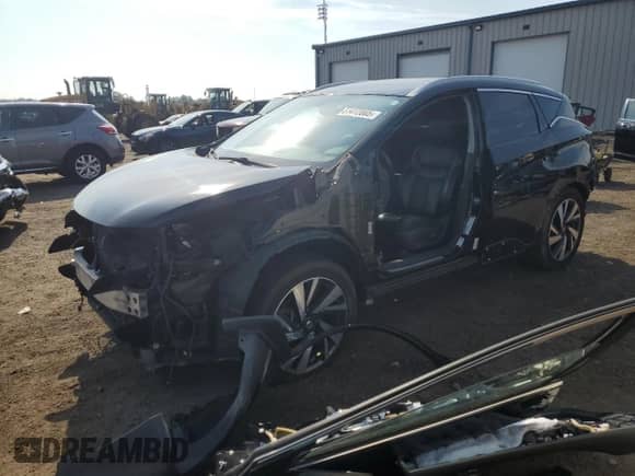 2018 Nissan Murano SV z VIN 5N1AZ2MG6JN151857, wystawiony jako Copart lot #81412865 z przebiegiem 51 484 mil mil oraz Szkoda całkowita • Salvage title. Historia ofert i sprzedaży dostępna na DreamBid. Obrazek 1.