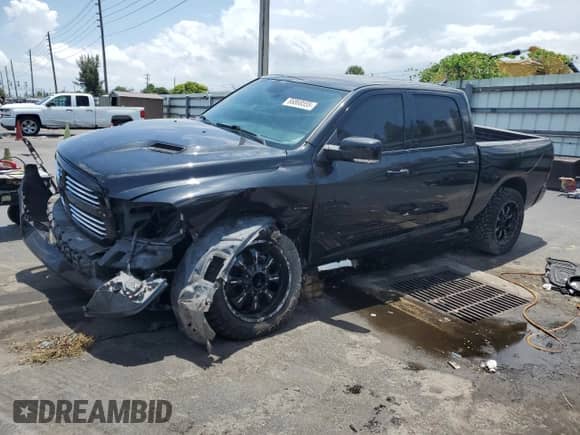 2017 Ram 1500 Sport с VIN 1C6RR6MT4HS616117, выставлен на аукционе Copart как лот 71753135 с пробегом Не указан миль и Списание • Salvage title. История ставок и продаж доступна на DreamBid. Изображение 1.