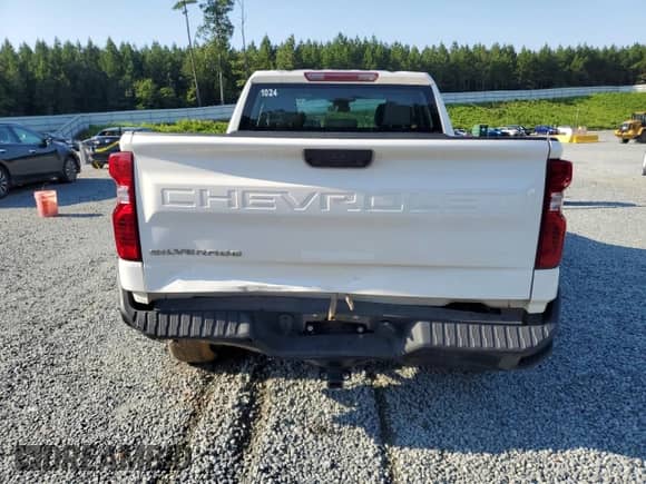 2024 Chevrolet Silverado 1500 Work Truck with VIN 1GCRAAEK6RZ192179, listed as a Copart auction lot 67468335 with 42,555 mi miles and Salvage title. Bid and sale history available at DreamBid. Image 6.