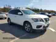 2018 Nissan Pathfinder SV with VIN 5N1DR2MM8JC678619, listed as a Copart auction lot 80708785 with 96,832 mi miles and Non repairable. Bid and sale history available at DreamBid. Image 4.