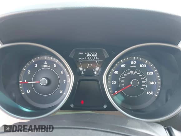 2013 Hyundai Elantra GLS with VIN 5NPDH4AE2DH271890, listed as a IAAI auction lot 43003855 with 176,697 mi miles and . Bid and sale history available at DreamBid. Image 7.