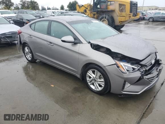 2020 Hyundai Elantra Value Edition with VIN KMHD84LF3LU942702, listed as a Copart auction lot 86124015 with 122,609 mi miles and Salvage title. Bid and sale history available at DreamBid. Image 4.