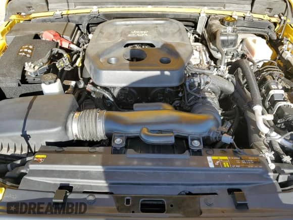 2020 Jeep Wrangler Sport S with VIN 1C4GJXANXLW322919, listed as a Copart auction lot 67720935 with 44,079 mi miles and Salvage title. Bid and sale history available at DreamBid. Image 12.