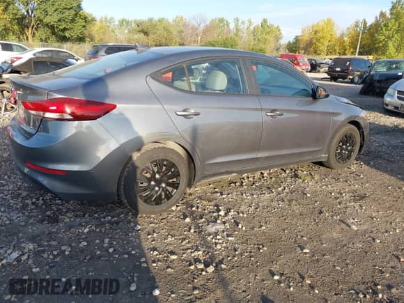 2017 Hyundai Elantra SE with VIN KMHD74LF9HU110419, listed as a IAAI auction lot 43353435 with 167,724 mi miles and . Bid and sale history available at DreamBid. Image 4.