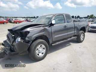 2021 Toyota Tacoma SR с VIN 3TYRX5GN5MT025890, выставлен на аукционе Copart как лот 69505915 с пробегом 25 765 миль миль и Списание • Salvage title. История ставок и продаж доступна на DreamBid. Изображение 1.
