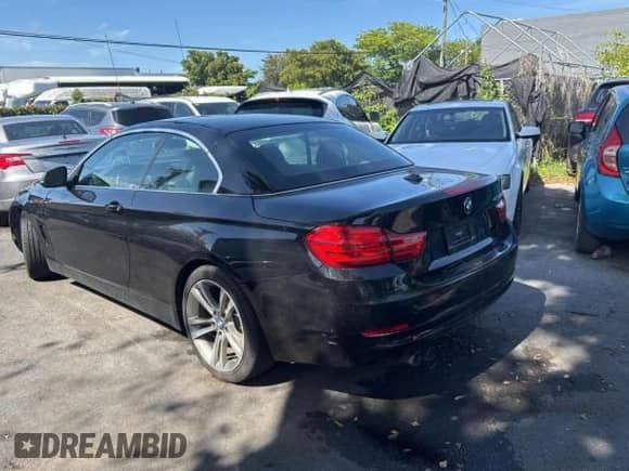 2017 BMW 4 Series 430i with VIN WBA4U7C53H5H19215, listed as a Copart auction lot 64306705 with 113,807 mi miles and Clean title. Bid and sale history available at DreamBid. Image 3.