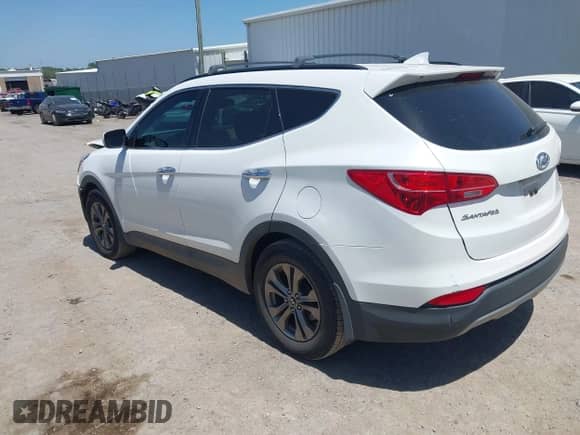 2014 Hyundai Santa Fe with VIN 5XYZU3LB3EG208031, listed as a IAAI auction lot 42865845 with 106,523 mi miles and . Bid and sale history available at DreamBid. Image 3.