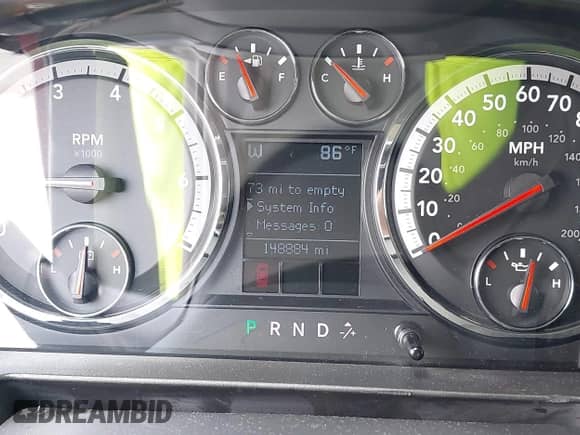 2009 Dodge 1500 Sport z VIN 1D3HB13T49J501996, wystawiony jako IAAI lot #42550456 z przebiegiem 148 884 mil mil oraz . Historia ofert i sprzedaży dostępna na DreamBid. Obrazek 15.