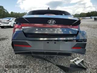 2024 Hyundai Elantra SEL with VIN KMHLM4DG9RU799052, listed as a Copart auction lot 83959175 with 18,318 mi miles and Salvage title. Bid and sale history available at DreamBid. Image 6.
