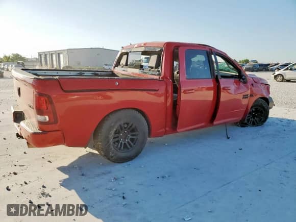 2014 Ram 1500 Sport with VIN 1C6RR7MT4ES276291, listed as a Copart auction lot 65761775 with Not provided miles and Salvage title. Bid and sale history available at DreamBid. Image 3.
