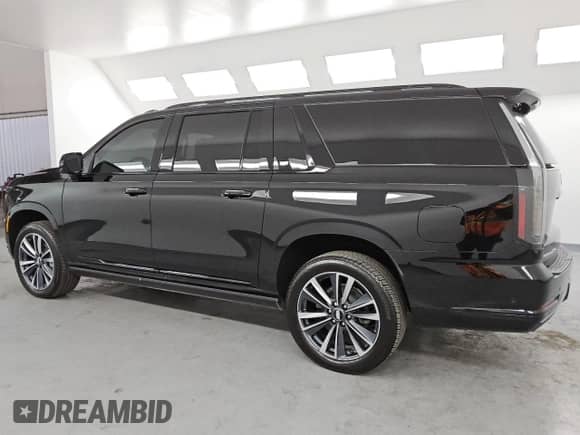2025 Cadillac Escalade ESV 4WD Sport с VIN 1GYS9NRL5SR167049, выставлен на аукционе Copart как лот 51626965 с пробегом 2 419 миль миль и Чистый • Clean title. История ставок и продаж доступна на DreamBid. Изображение 2.