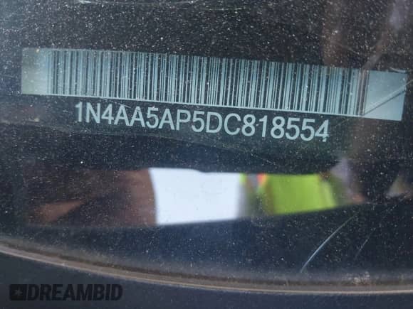 2013 Nissan Maxima SV z VIN 1N4AA5AP5DC818554, wystawiony jako IAAI lot #42598481 z przebiegiem 138 681 mil mil oraz . Historia ofert i sprzedaży dostępna na DreamBid. Obrazek 9.