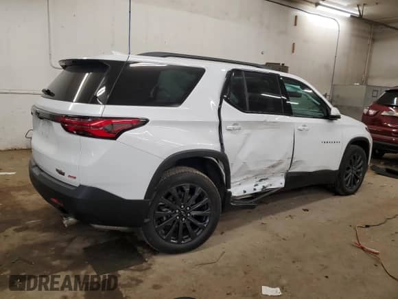 2024 Chevrolet Traverse with VIN 1GNETYKW3RJ133301, listed as a Copart auction lot 83842444 with 14,963 mi miles and Salvage title. Bid and sale history available at DreamBid. Image 3.