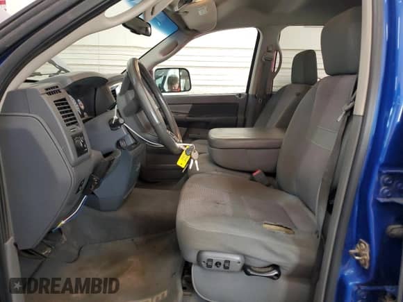 2007 Dodge 2500 SLT with VIN 3D7KR28D27G777776, listed as a Copart auction lot 69738355 with 189,312 mi miles and Salvage title. Bid and sale history available at DreamBid. Image 7.