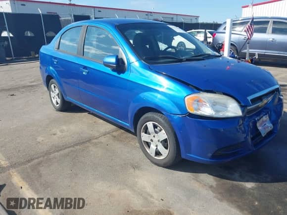 2010 Chevrolet Aveo 1LT with VIN KL1TD5DE8AB117147, listed as a IAAI auction lot 43191809 with 130,988 mi miles and . Bid and sale history available at DreamBid. Image 1.