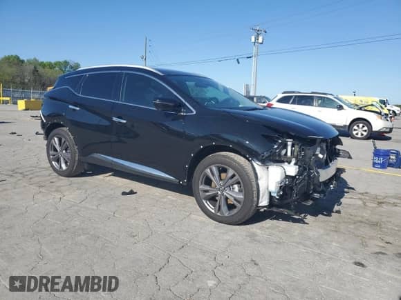 2024 Nissan Murano Platinum with VIN 5N1AZ2DS8RC117897, listed as a Copart auction lot 52198185 with 2,449 mi miles and Clean title. Bid and sale history available at DreamBid. Image 4.
