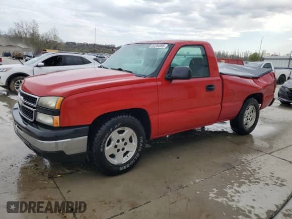 2006 Chevrolet Silverado 1500 Work Truck с VIN 3GCEC14V86G151553, выставлен на аукционе Copart как лот 52284265 с пробегом 122 016 миль миль и Списание • Salvage title. История ставок и продаж доступна на DreamBid. Изображение 1.