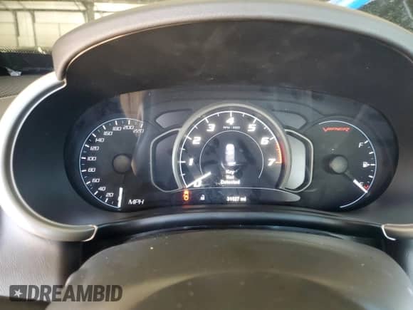 2017 Dodge Viper with VIN 1C3BDEDZXHV500754, listed as a Copart auction lot 75449334 with 31,027 mi miles and Salvage title. Bid and sale history available at DreamBid. Image 9.