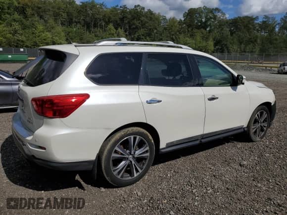 2017 Nissan Pathfinder Platinum с VIN 5N1DR2MM6HC684445, выставлен на аукционе Copart как лот 84798775 с пробегом 104 627 миль миль и Чистый • Clean title. История ставок и продаж доступна на DreamBid. Изображение 3.